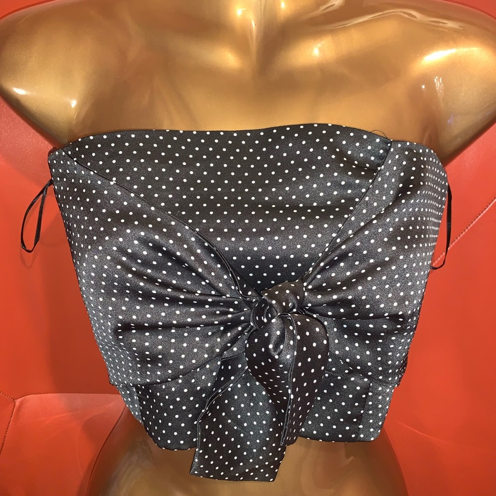 Sexy "wrap" cropped top